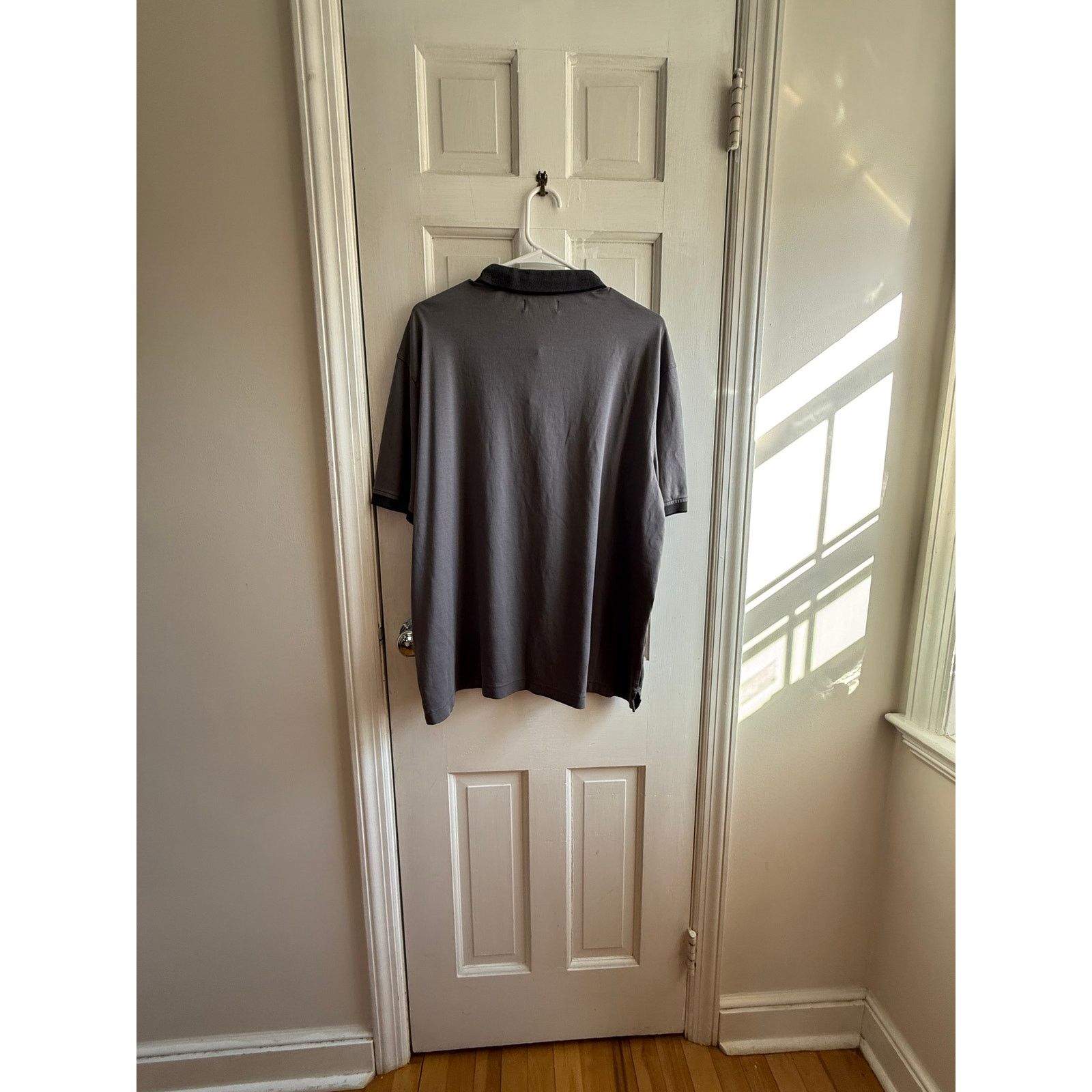Nordstrom Nordstrom Men's Shop Grey Short Sleeve Polo Shirt Size XXL Size US XXL / EU 58 / 5 - 5 Thumbnail
