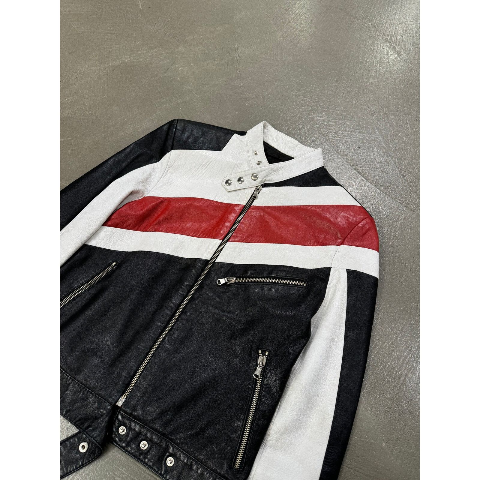 Dolce & Gabbana S/S 2001 Dolce & Gabbana biker leather jacket Size M / US 6-8 / IT 42-44 - 7 Thumbnail