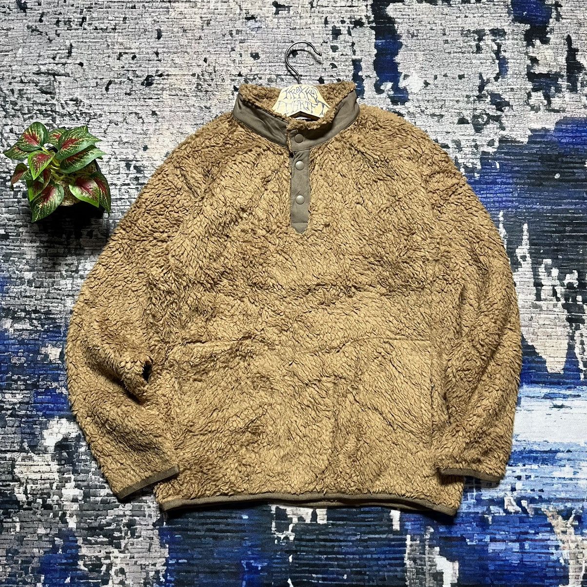 Japanese Brand × Uniqlo × White Mountaineering 🔥White Mountaineering Half Button Sherpa Jacket Size US S / EU 44-46 / 1 - 1 Thumbnail