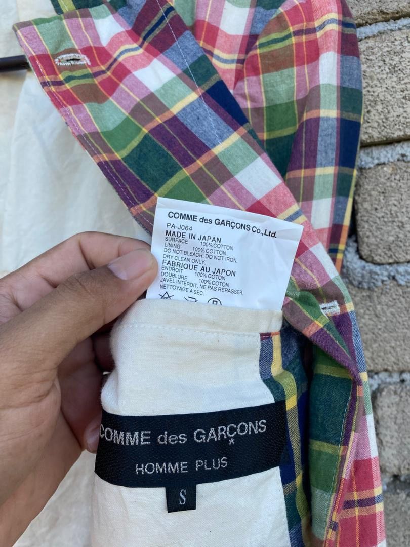 Comme des Garcons Homme Plus Comme des Garcons Homme Plus AD2007 Plaid Button Up Jacke Size US S / EU 44-46 / 1 - 11 Thumbnail