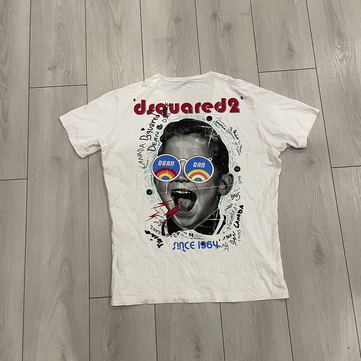 Affliction × Dsquared2 Dsquared 2 tee shirt drugs sex skeleton Angel wings dean den Size US L / EU 52-54 / 3 - 1 Thumbnail