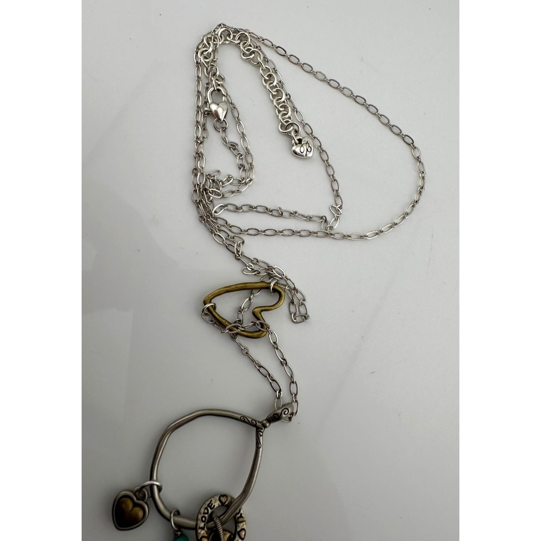 Brighton Brighton *BLESSED* Charm Necklace - Joy * Peace * Love with Size ONE SIZE - 12 Thumbnail