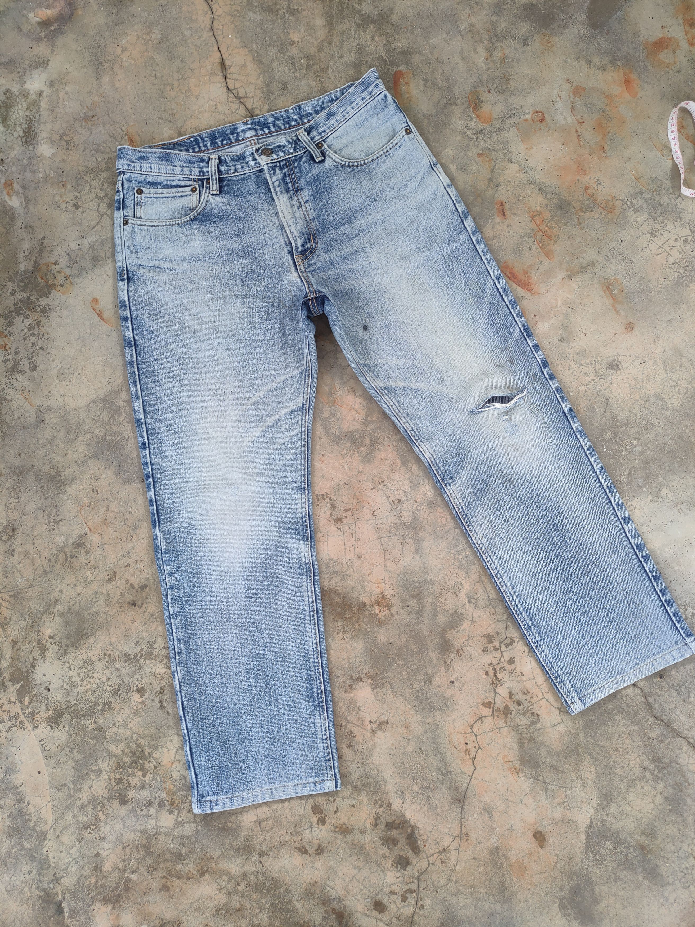 Edwin W34 VINTAGE EDWIN FADED DISTRESSED JEANS PANTS Size US 34 / EU 50 - 2 Thumbnail
