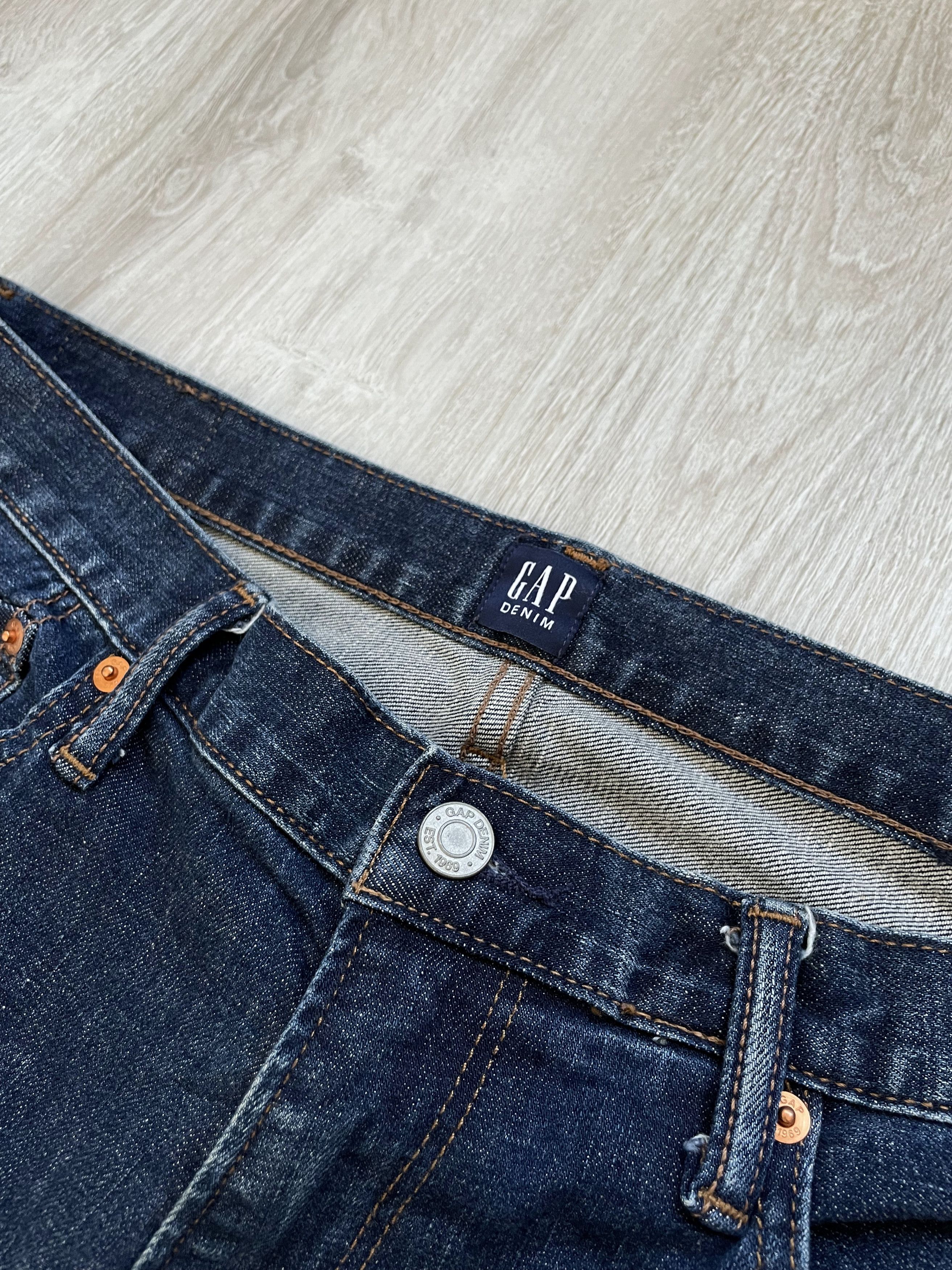Gap GAP Denim Straight Blue Jeans Size US 30 / EU 46 - 6 Thumbnail