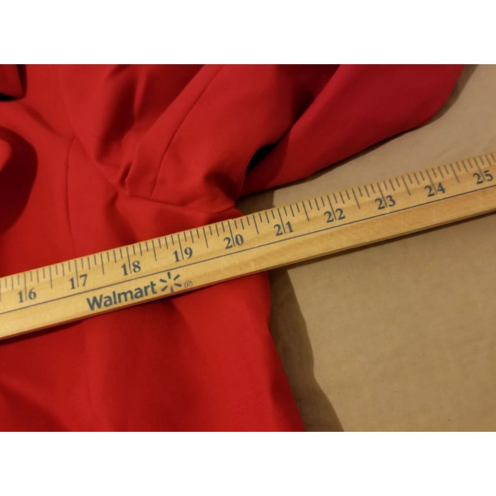 Talbots Womens Talbots Jacket 14 Red Pea Coat Cotton Coat Mens? Size XL / US 12-14 / IT 48-50 - 4 Thumbnail