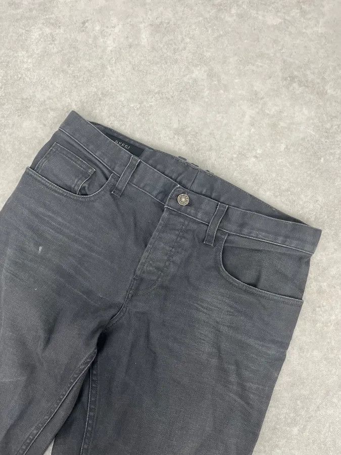 Gucci Gucci Grey Slim Denim Jeans Size US 30 / EU 46 - 6 Thumbnail