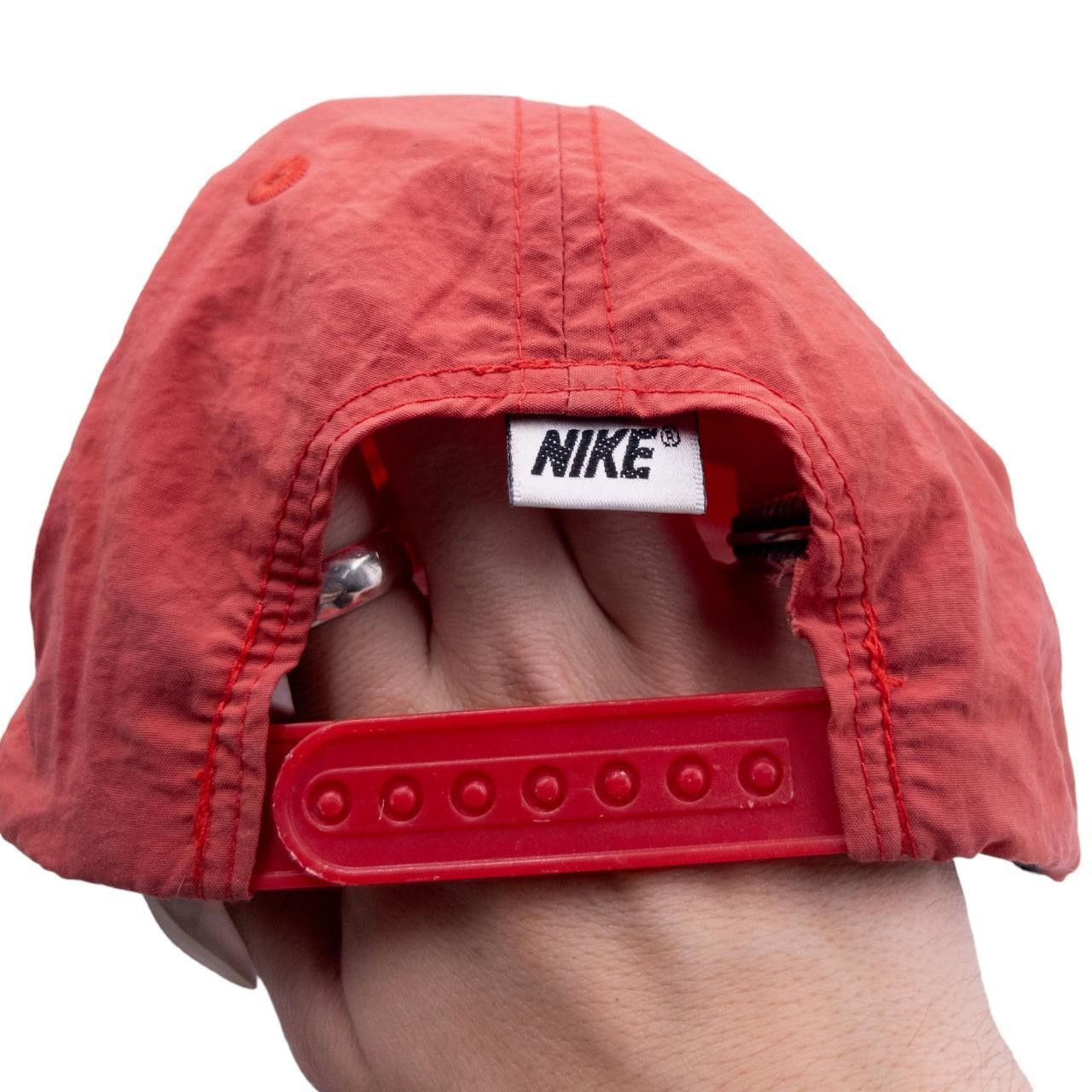 Nike Vintage Nike Red Cap Size ONE SIZE - 3 Thumbnail