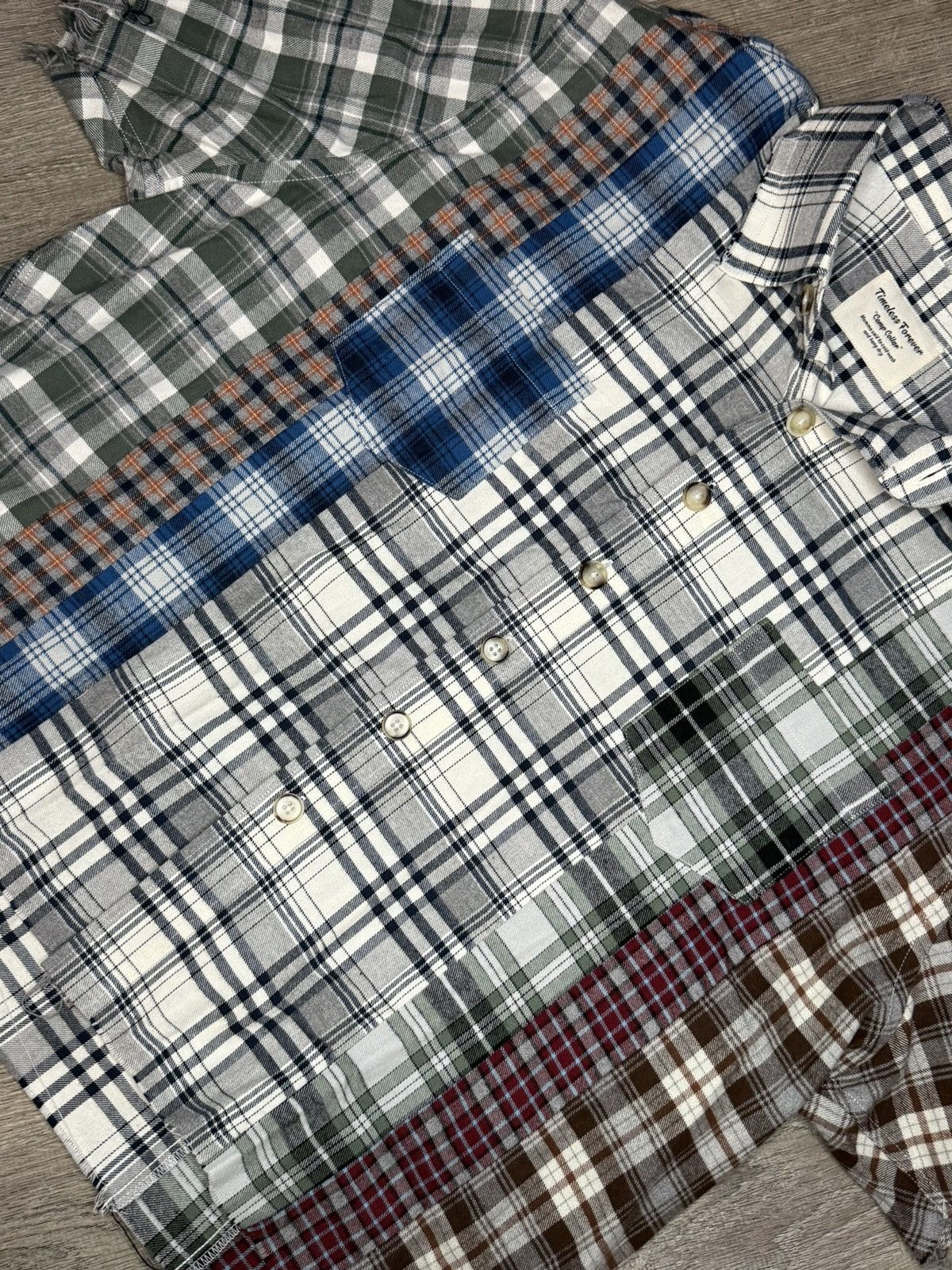 Other TIMELESS FOREVER TMLSSFRVR REWORKED CAMP COLLAR BUTTON UP Size US M / EU 48-50 / 2 - 3 Thumbnail