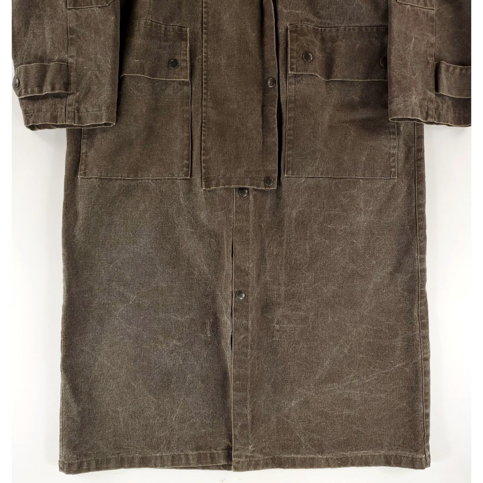 Vintage Australian Outback Duster Trench Coat Made Canada Brown Mens M Coat Mens Brown Trench Coat M Australian Outback Collection Size US M / EU 48-50 / 2 - 2 Thumbnail