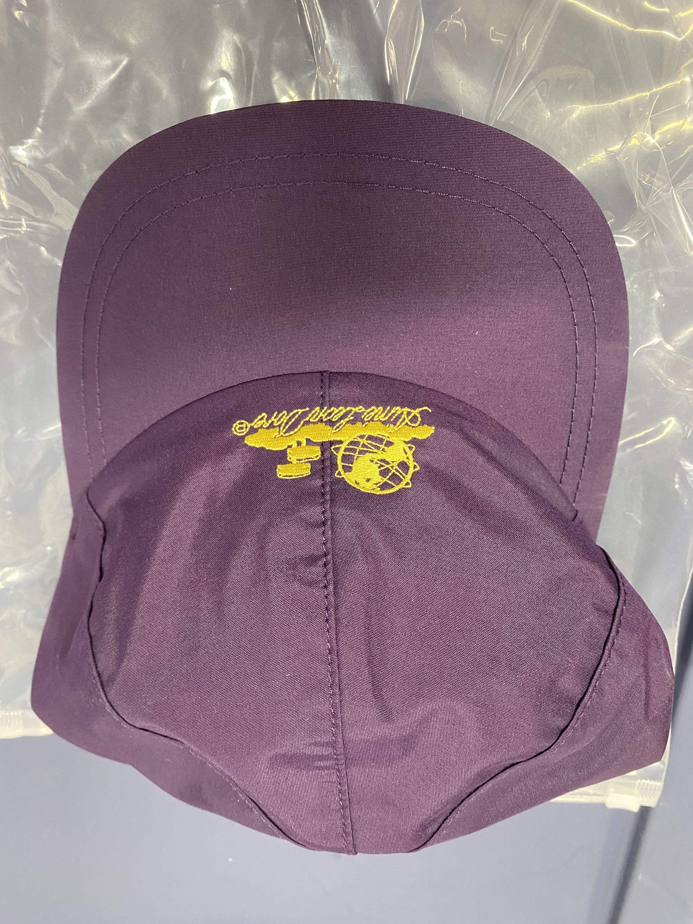 image of Aime Leon Dore Unisphere Hat Cap Waterproof Shell Purple, Men's