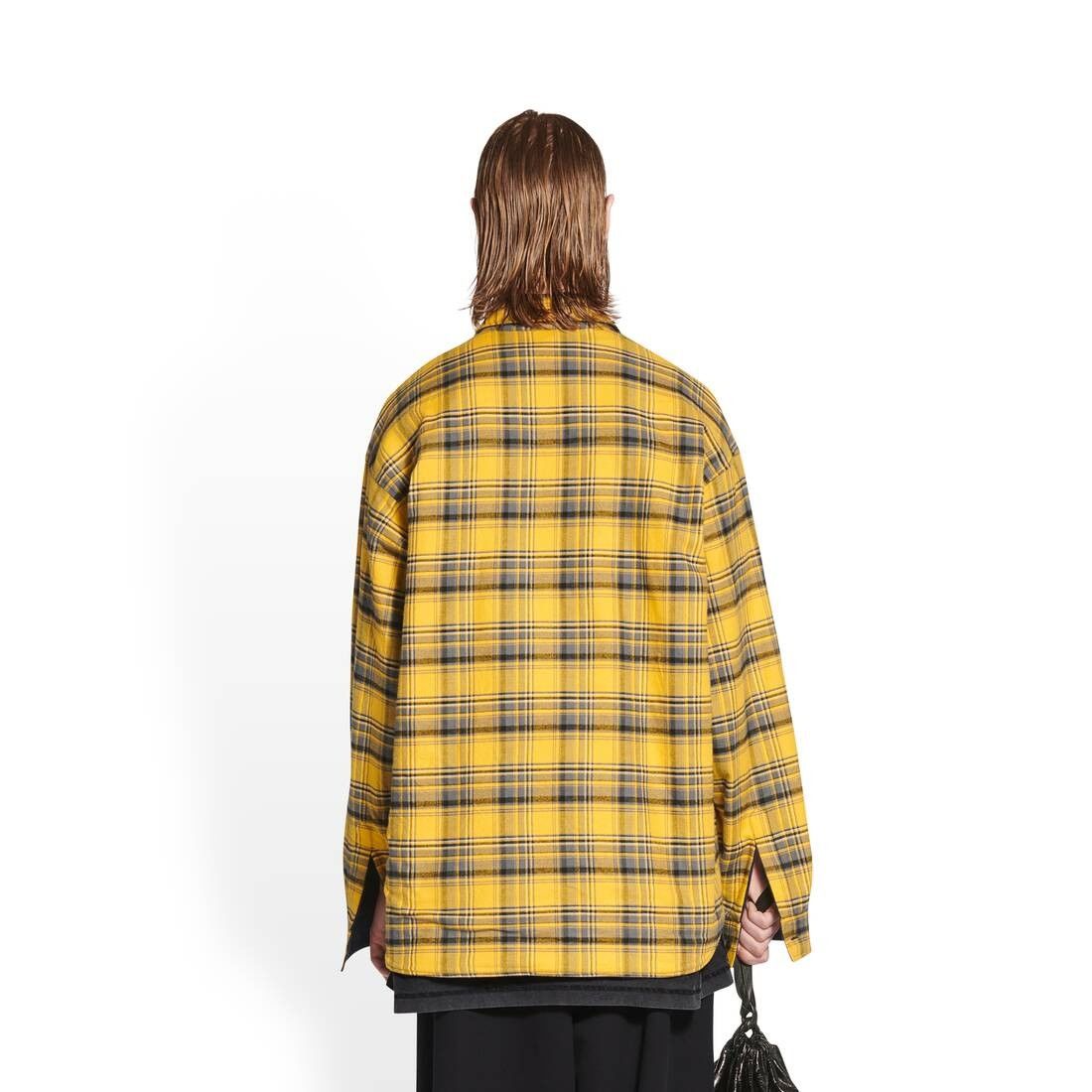 Balenciaga o1w1db10425 Reversible Shirt in Multicolor Size US M / EU 48-50 / 2 - 7 Thumbnail
