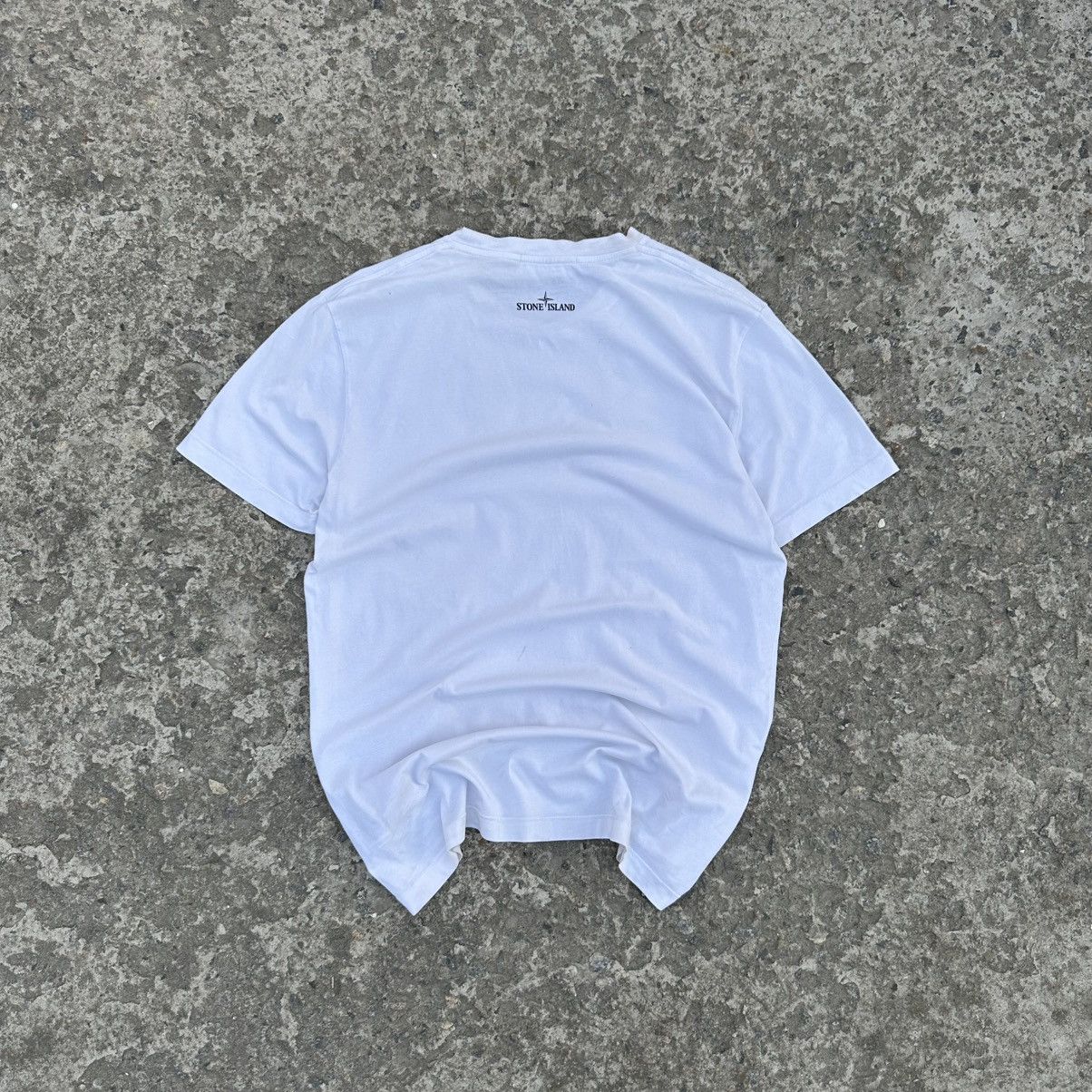 Stone Island Luxury Stone Island T-shirts Big Logo Used Y2K 00s USA Size US L / EU 52-54 / 3 - 2 Thumbnail