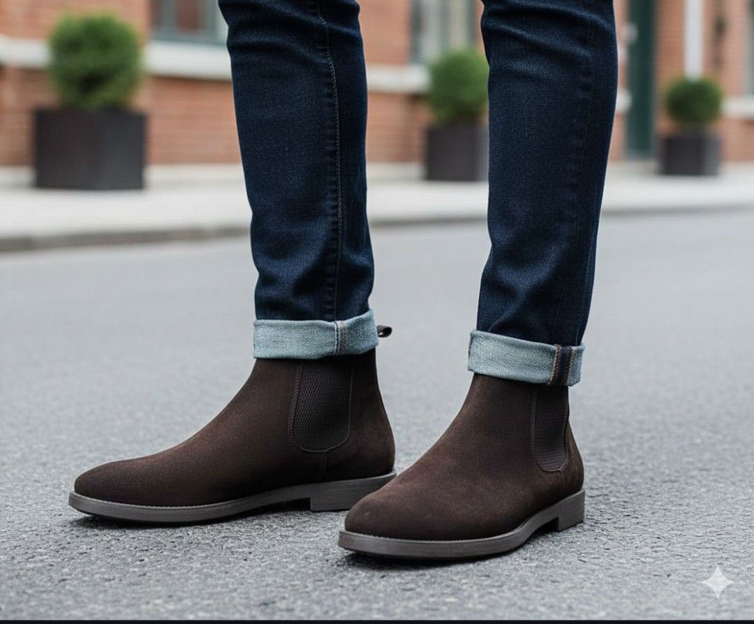 To Boot New York To Boot New York Arion Dark Brown Suede Chelsea boots. Size US 8.5 / EU 41-42 - 1 Thumbnail