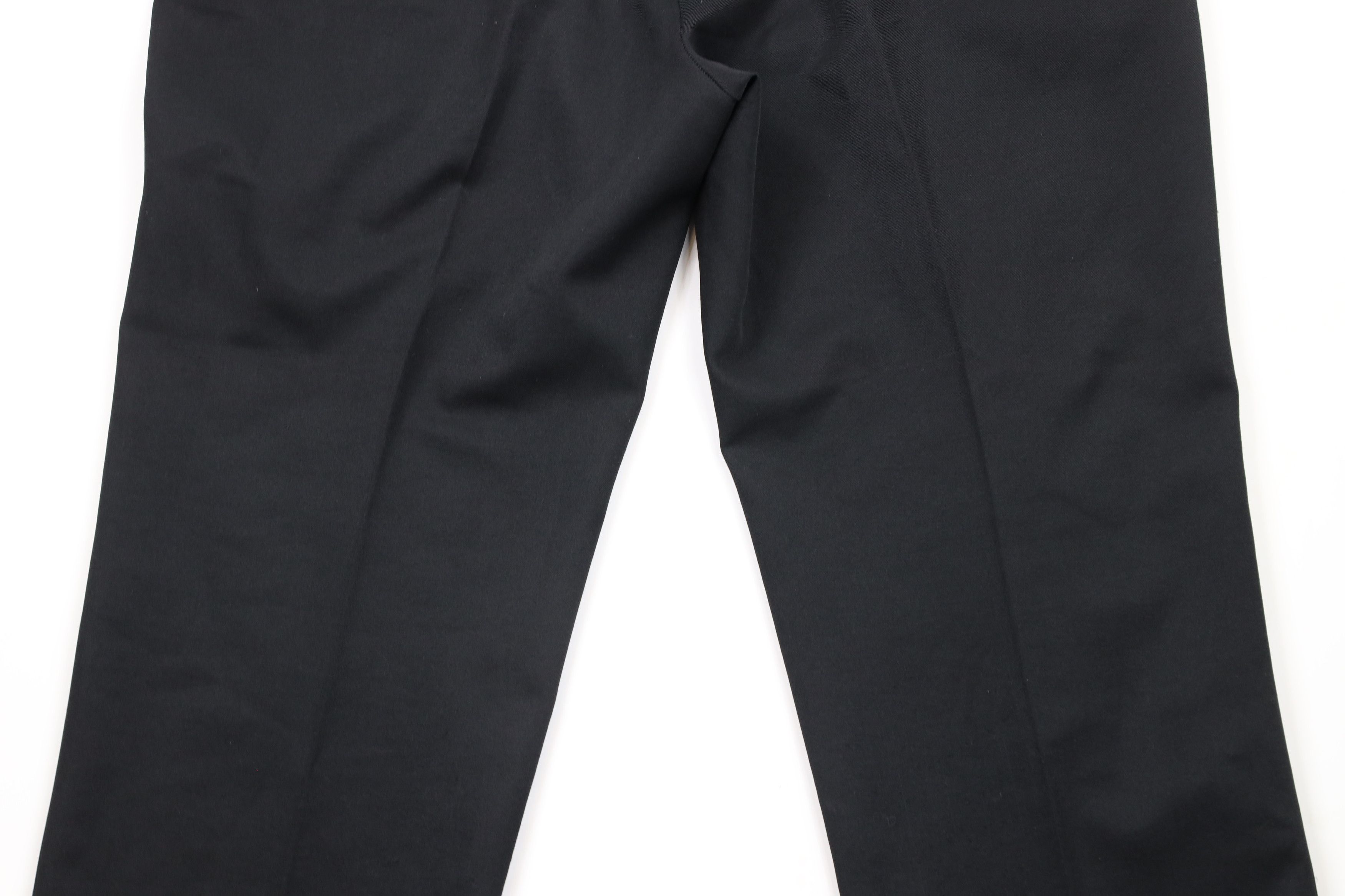 Levi's × Vintage Vintage 90s Levis Distressed Knit Wide Leg Chino Pants Black Size US 42 / EU 58 - 11 Thumbnail