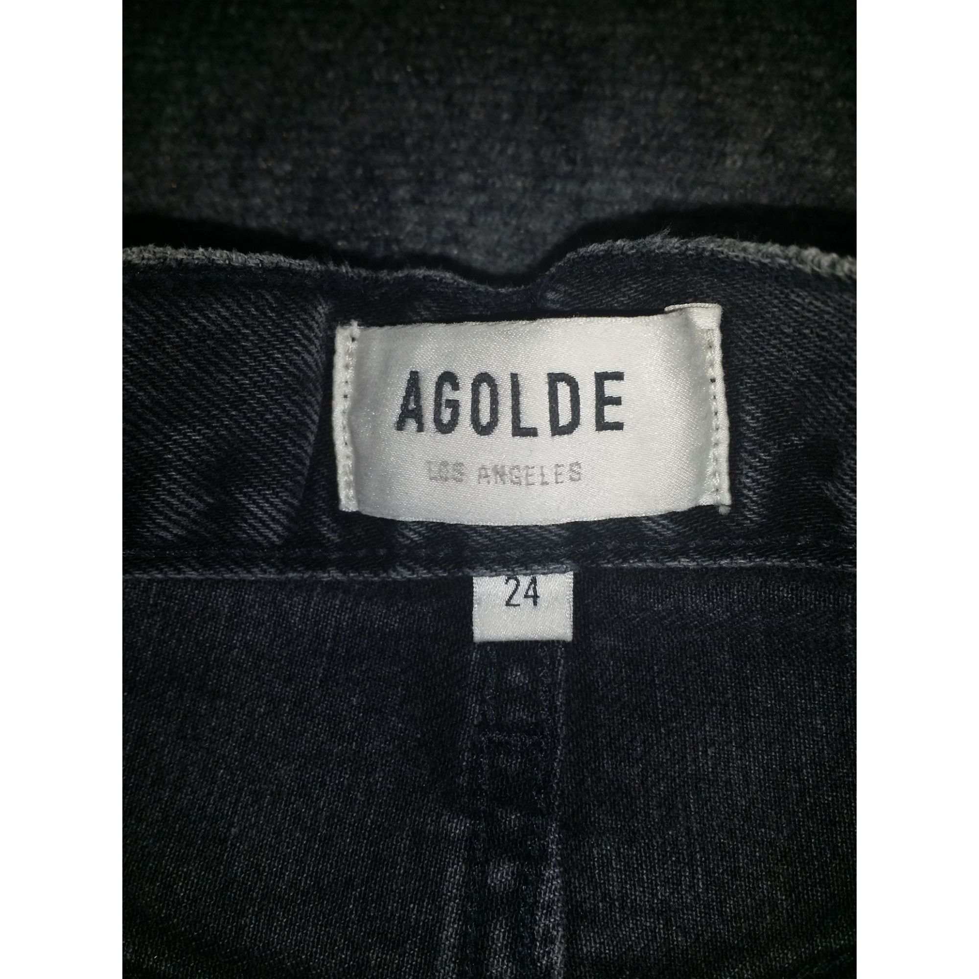 Agolde Agolde Los Angeles 90s Button Fly Jeans Women Sz 24 Grey Eve Size 24" / US 00 / IT 34 - 5 Thumbnail
