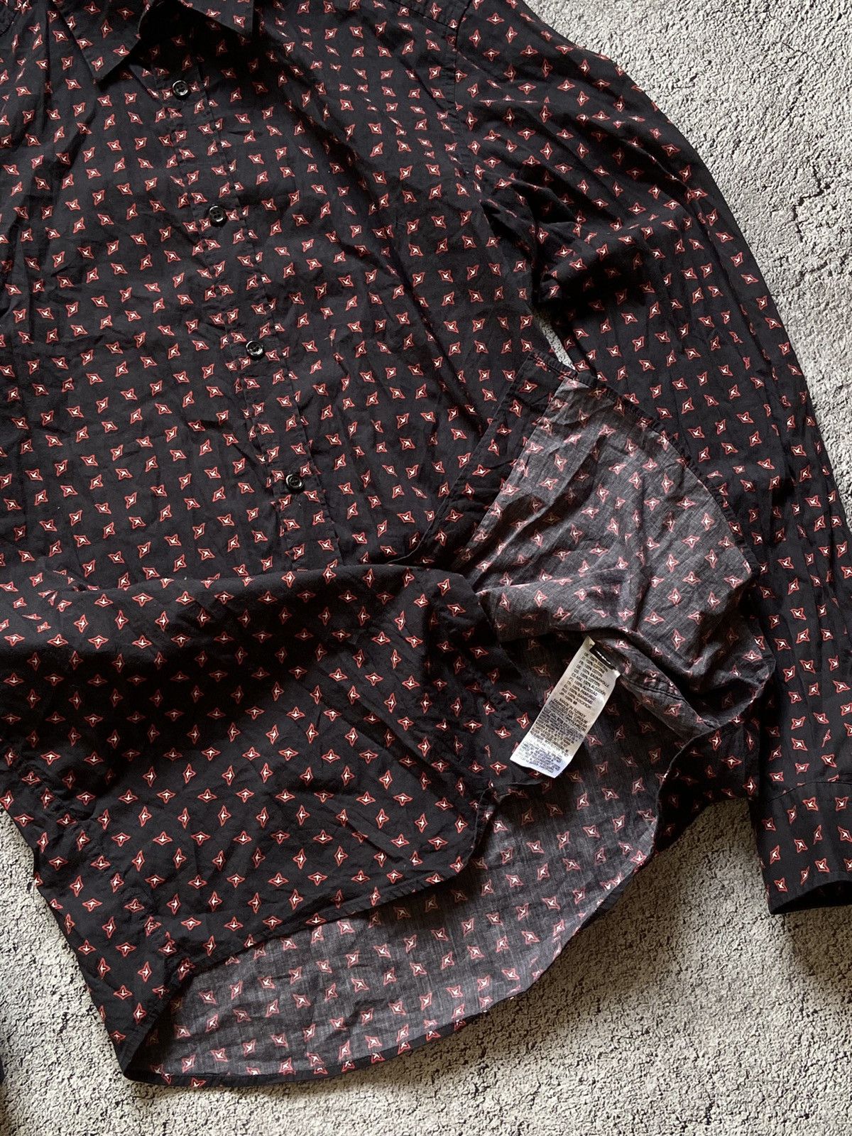 Diesel × Vintage Vintage Diesel Patterned Button Up Shirt Size US L / EU 52-54 / 3 - 10 Thumbnail