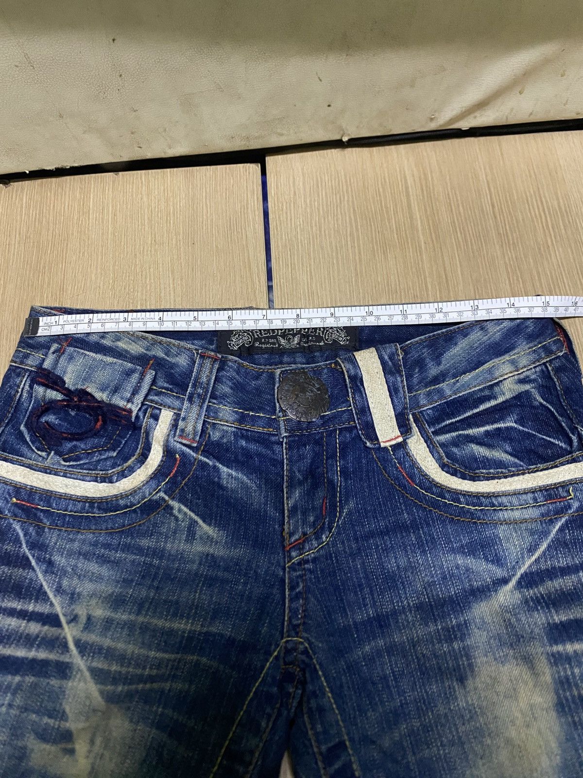 Tornado Mart Red Pepper Jeans Diesel premium Gold Label Size 27" / US 4 / IT 40 - 9 Thumbnail