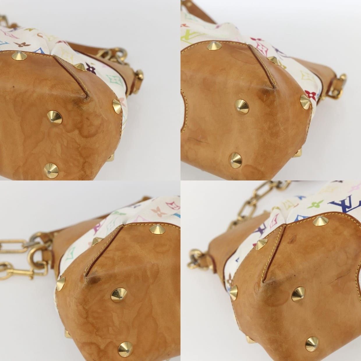 Louis Vuitton Louis Vuitton Monogram Multicolor Judy MM Handbag White Size ONE SIZE - 9 Thumbnail