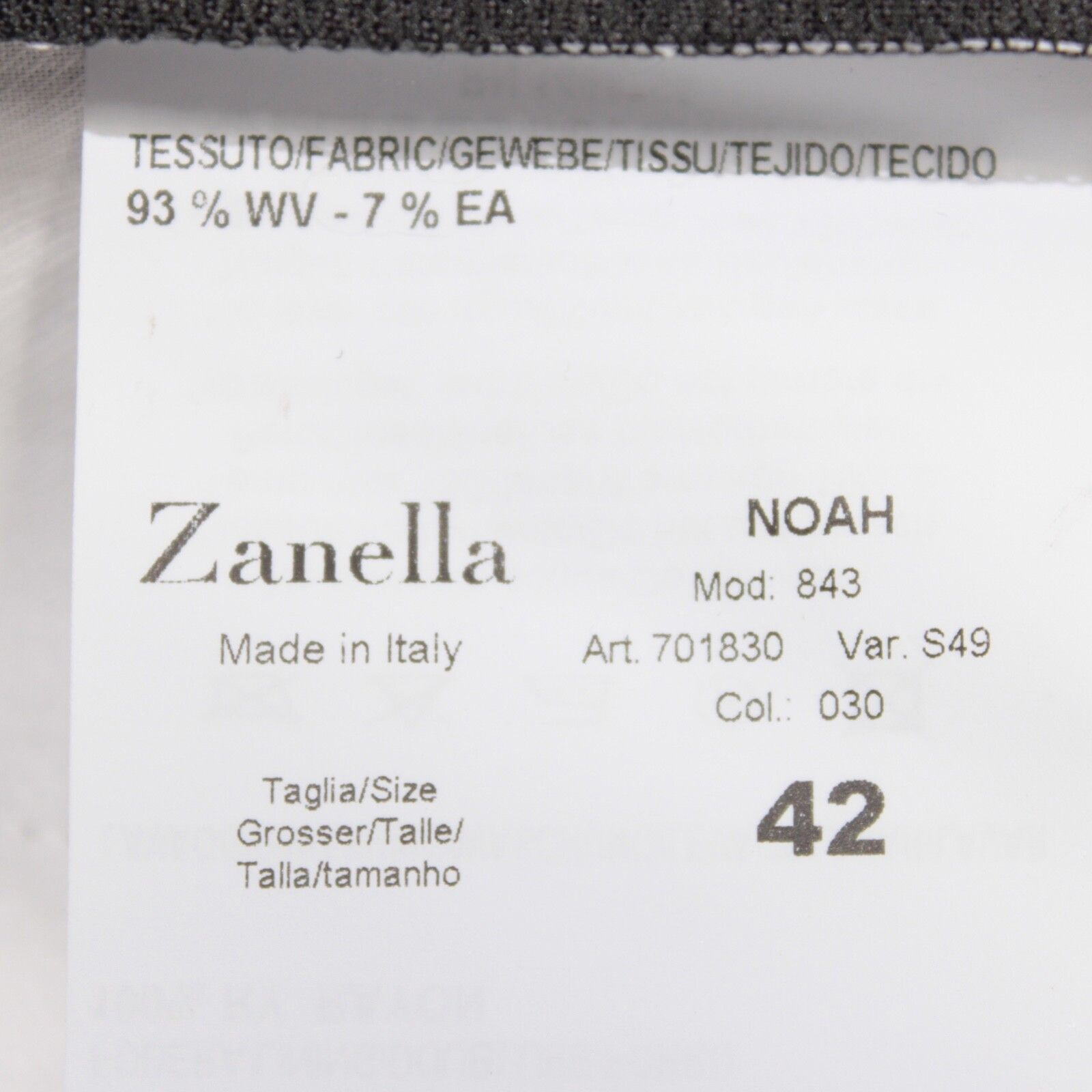 Zanella Zanella New with tags Dress Pants Size 42 US In Gray Size US 42 / EU 58 - 6 Thumbnail