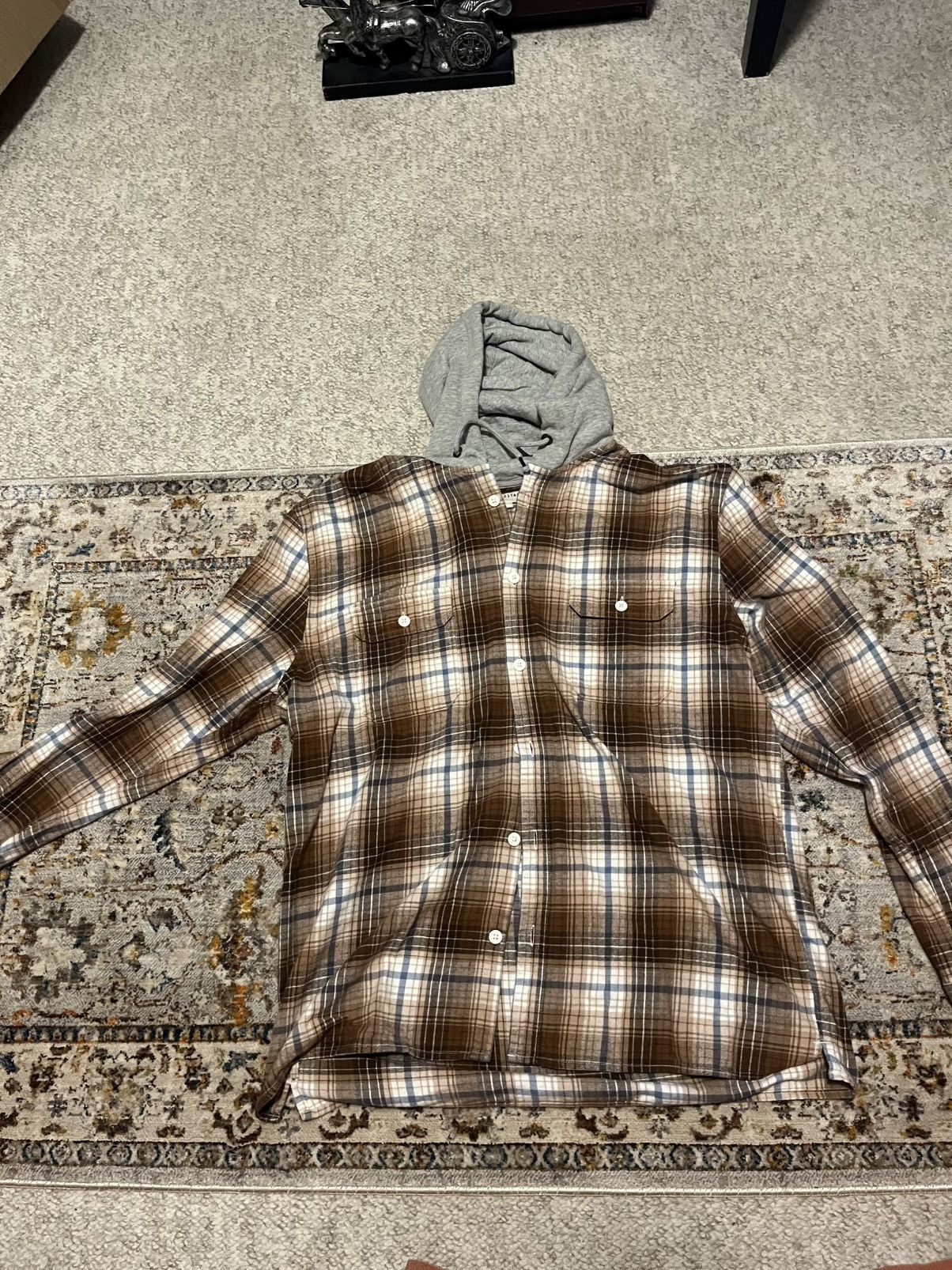 Aeropostale Aeropostale Hooded Flannel Size US L / EU 52-54 / 3 - 1 Thumbnail