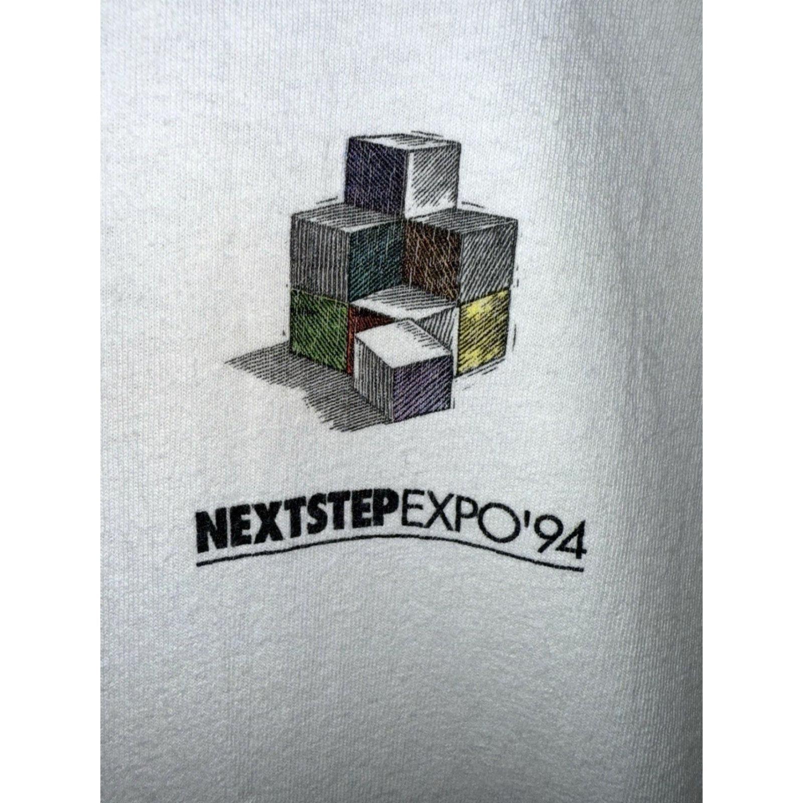 Apple VINTAGE 1994 Steve Jobs Apple The Subject Is Objects Shirt XL White Mens T-Shirt Size US XL / EU 56 / 4 - 4 Thumbnail