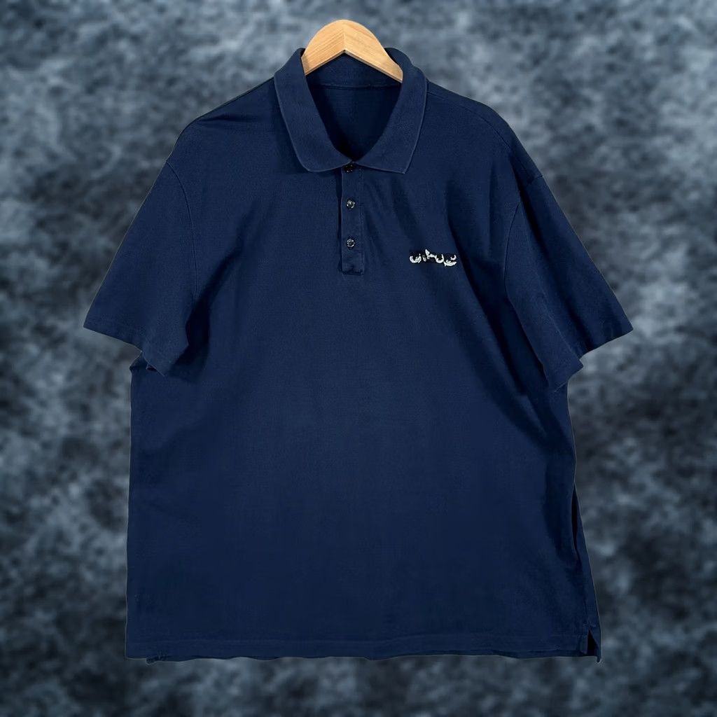 Versace Versace Polo Shirt Mens 6XL Slim Navy Taylor Fit Embroidered Logo Italy Polo Slim 6XL Mens Navy Size US XXL / EU 58 / 5 - 1 Thumbnail