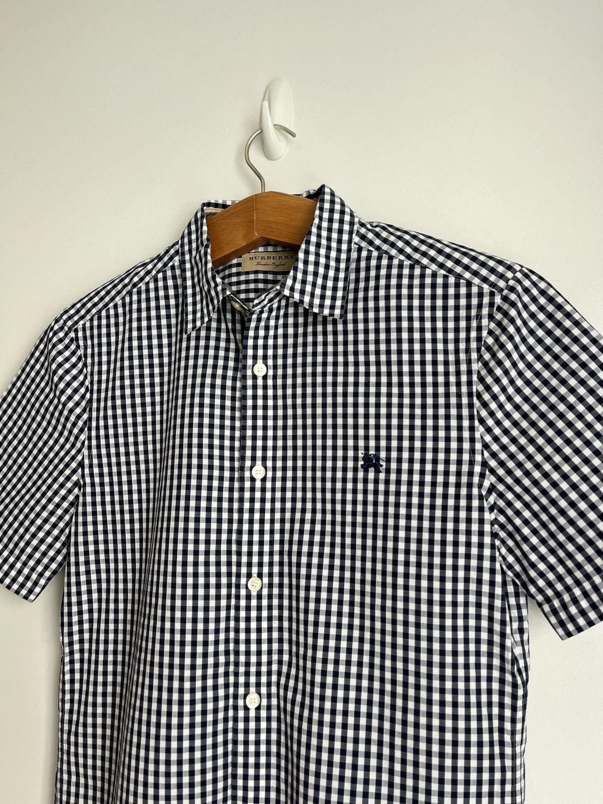 Burberry Burberry Short Sleeve Checkered Shirt Size US S / EU 44-46 / 1 - 3 Thumbnail