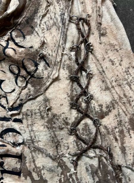 Other NNNC Distressed Drawstring Print Vest Size US XS / EU 42 / 0 - 4 Thumbnail