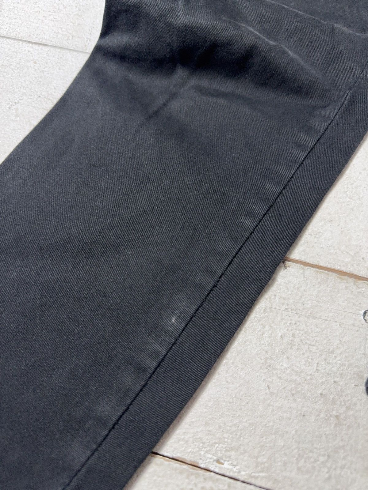 Giorgio Armani 90s Retro Armani Jeans Black Cotton Pants Made in Italy Size US 28 / EU 44 - 4 Thumbnail