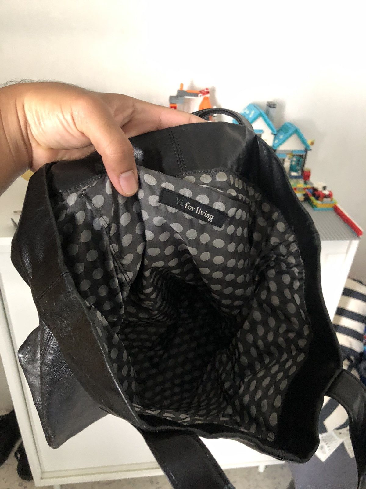 Yohji Yamamoto Nice❗️Ys Yohji Yamamoto Leather Tote Bag Mini Size ONE SIZE - 5 Thumbnail