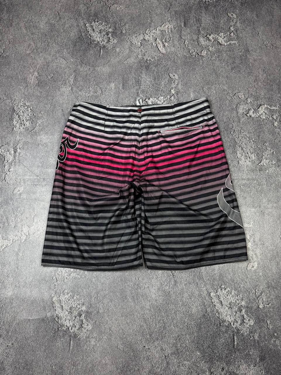 Quiksilver Y2K Quiksilver Surf Stripe Shorts 2000s Streetwear Size US 38 / EU 54 - 9 Thumbnail