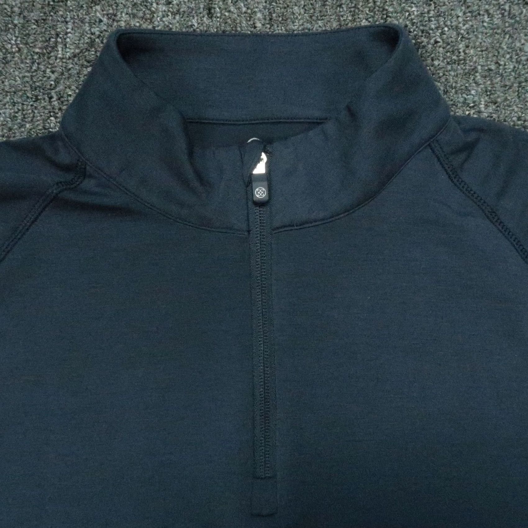 G/FORE G/FORE Pullover Mens Large Blue Luxe Tech Performance Quarter Zip Stretch Size US L / EU 52-54 / 3 - 2 Thumbnail