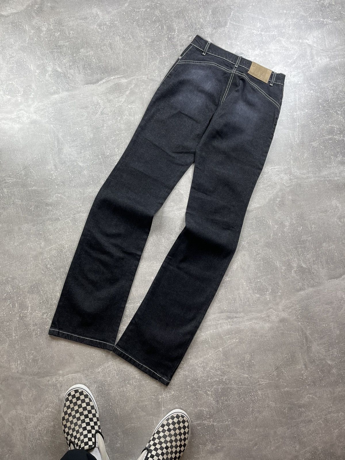 Jean Charles De Castelbajac × Vintage JC de Castelbajac Vintage 90s Y2K Flared Gray Jeans Size 27" / US 4 / IT 40 - 6 Thumbnail