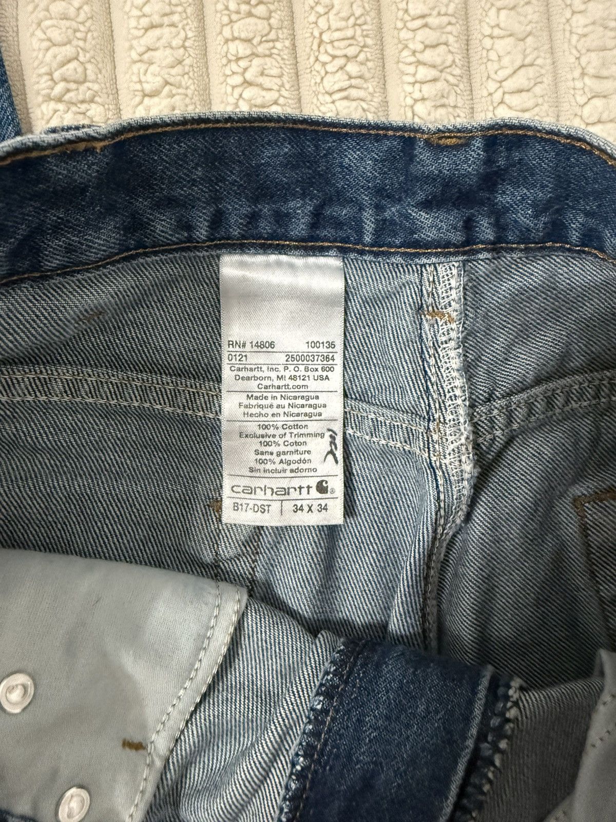 Carhartt Coldstar x Carhartt Relaxed Jeans Size US 34 / EU 50 - 6 Thumbnail
