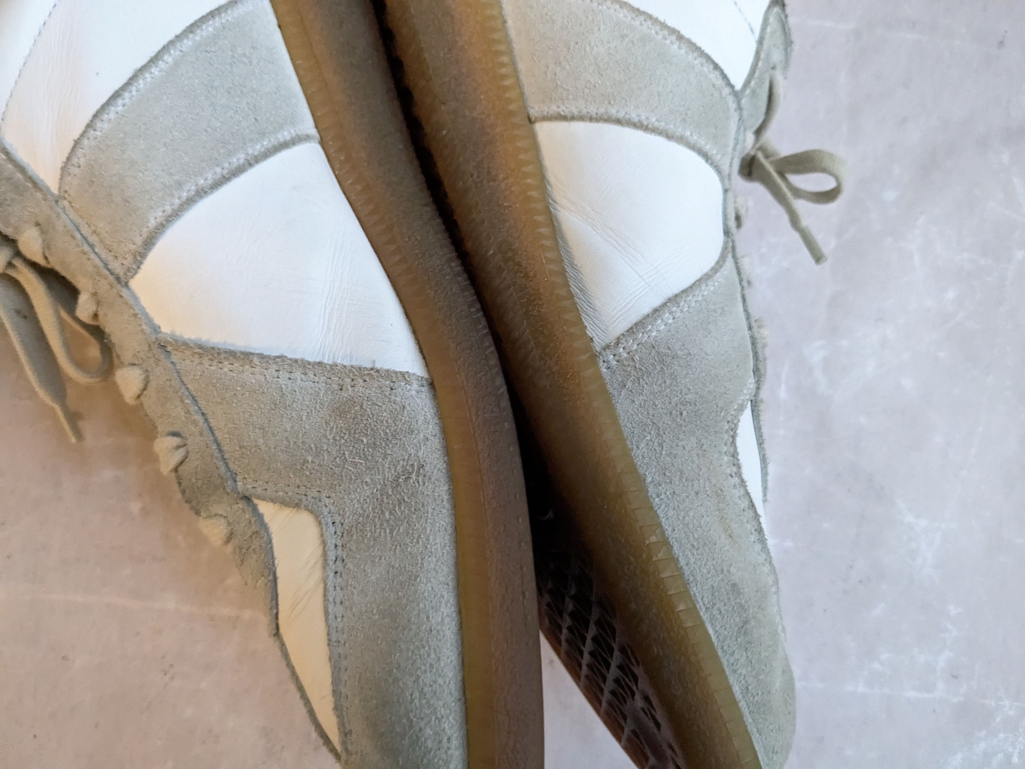 Maison Margiela Maison Margiela Replica GAT White Gray 13 46 Low Tops Size US 13 / EU 46 - 12 Thumbnail