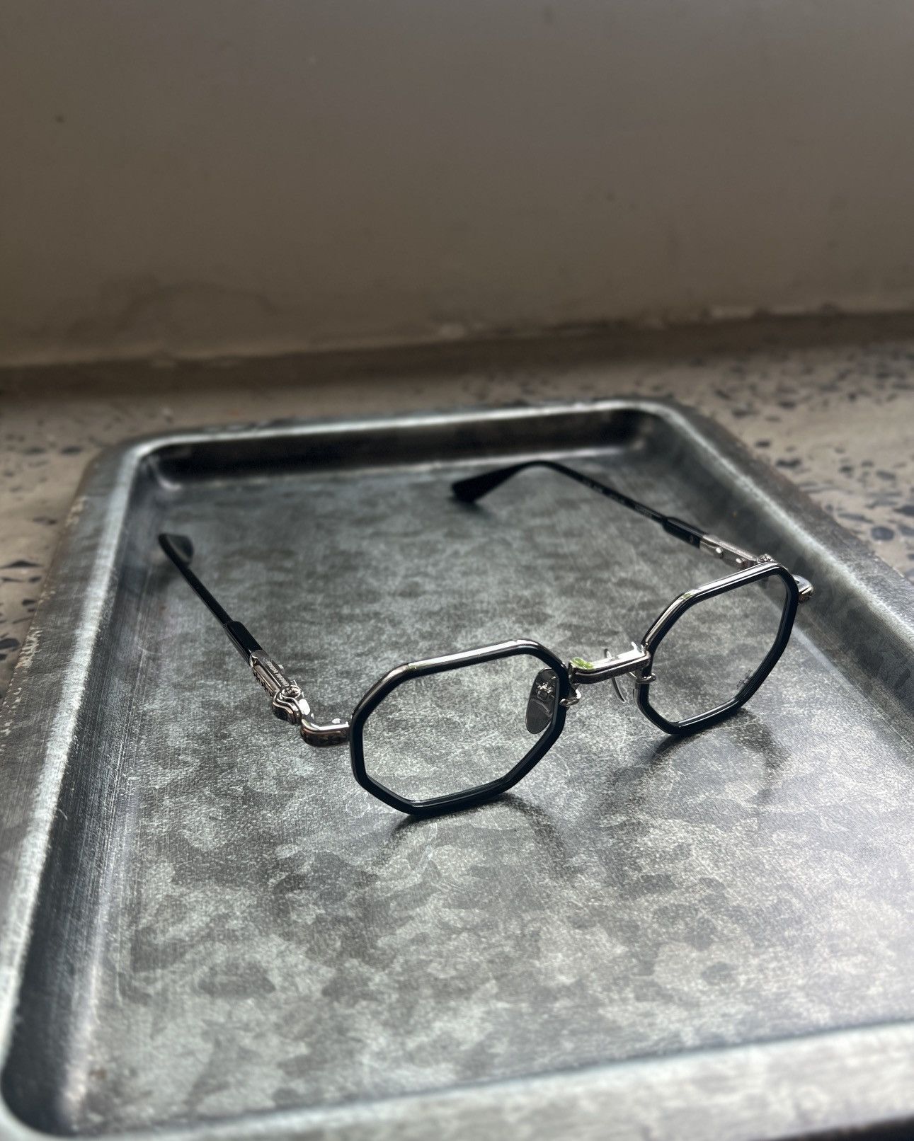 Chrome Hearts Chrome Hearts TATTERS BLACK/SILVER Glasses Size ONE SIZE - 9 Thumbnail