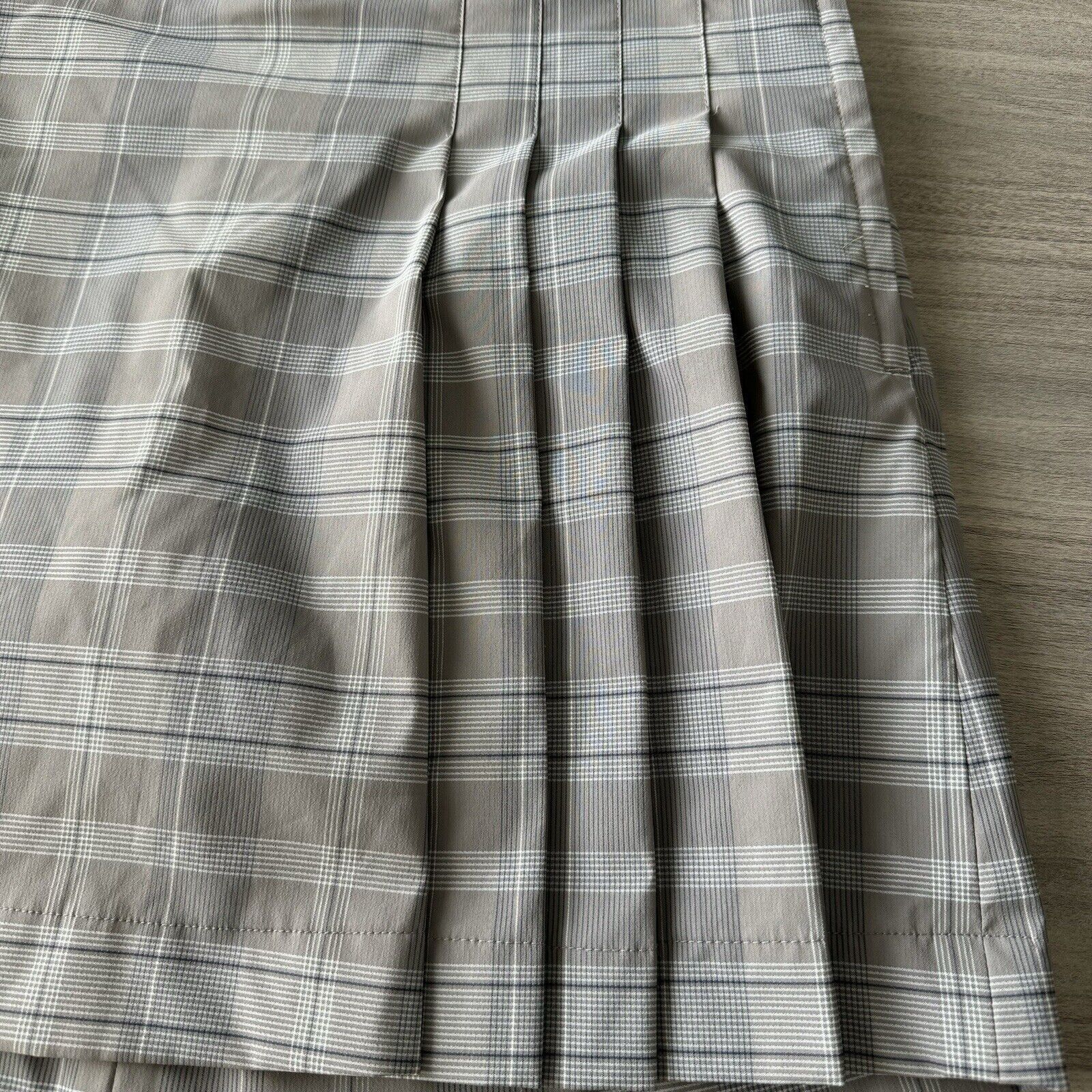 Nike Nike Golf Dri-FIT Plaid Pleated Skort Sz 10 Athletic Stretch Size 32" / US 10 / IT 46 - 3 Thumbnail