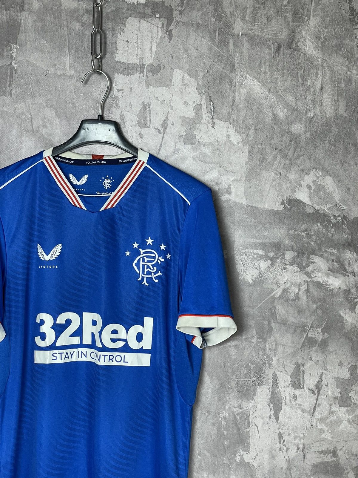 Vintage Rangers Glasgow Castore Blue Rare Soccer Jersey Size US S / EU 44-46 / 1 - 4 Thumbnail