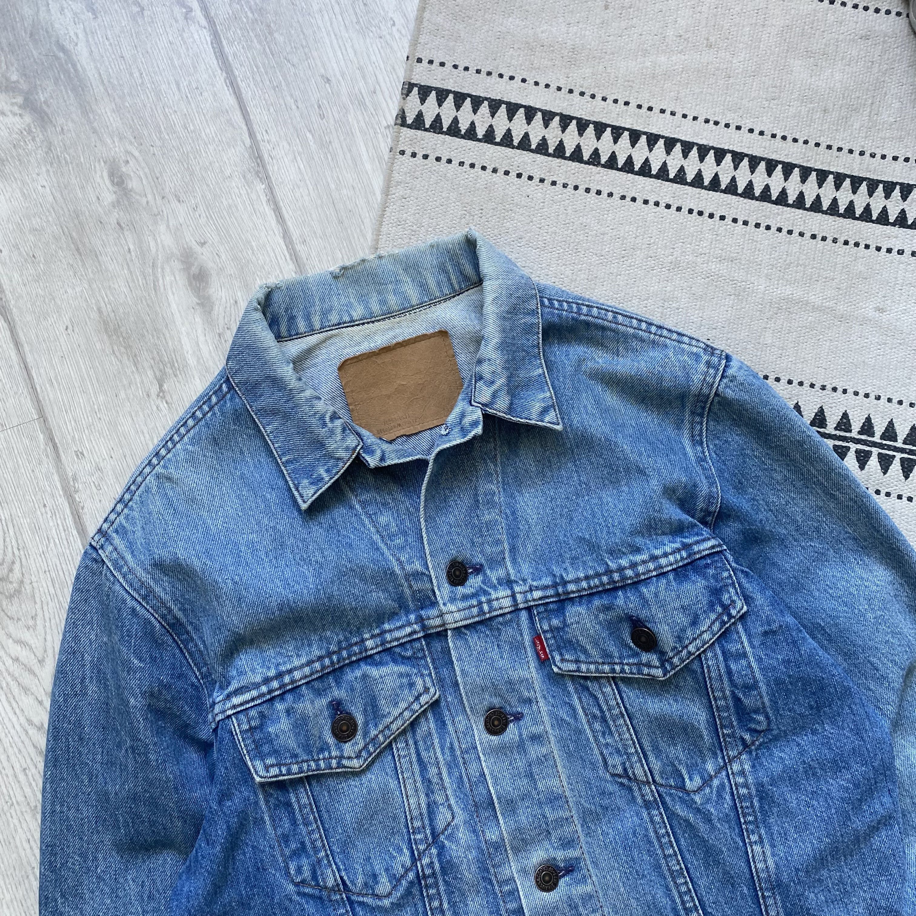 Levi's Vintage Clothing Vintage 80-90 Levis denim jacket Gold Wings Made in Canada Size US S / EU 44-46 / 1 - 4 Thumbnail