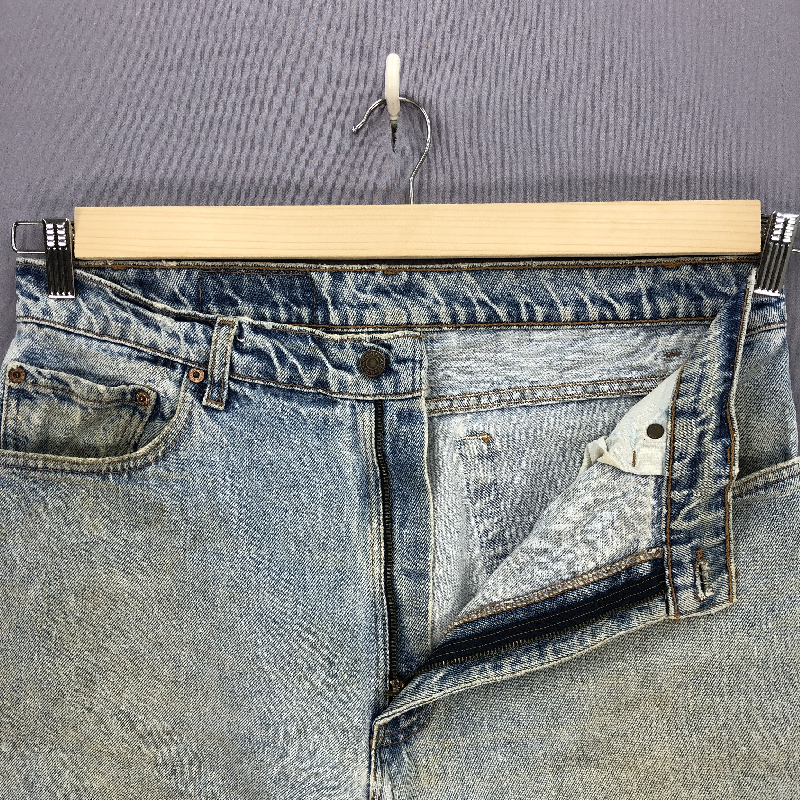 Levi's Vintage Levis Jeans Levi's 550 Sun Faded Distressed Denim Size US 34 / EU 50 - 7 Thumbnail