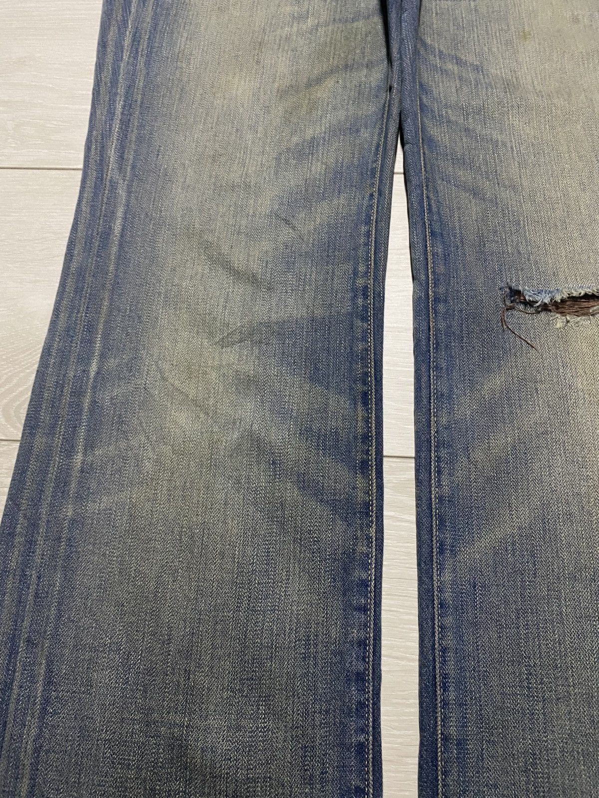 Diesel Vintage Diesel Snoozy Mud wash Distressed Loose Jeans Size US 34 / EU 50 - 9 Thumbnail