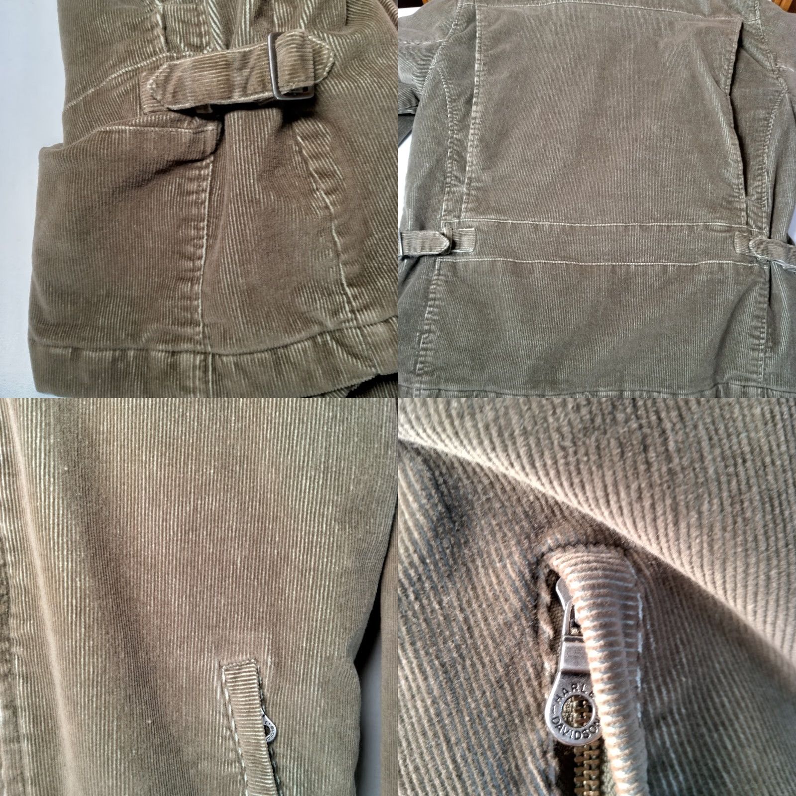 Harley Davidson VINTAGE Harley-Davidson Jacket Women Large Corduroy Quilted Biker Motorcycle Size L / US 10 / IT 46 - 10 Thumbnail