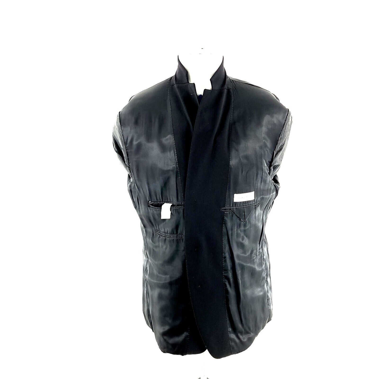 Calvin Klein Calvin Klein Wool 2 Button Blazer 42R Black Tagged 46R Has B Size 42R - 9 Thumbnail