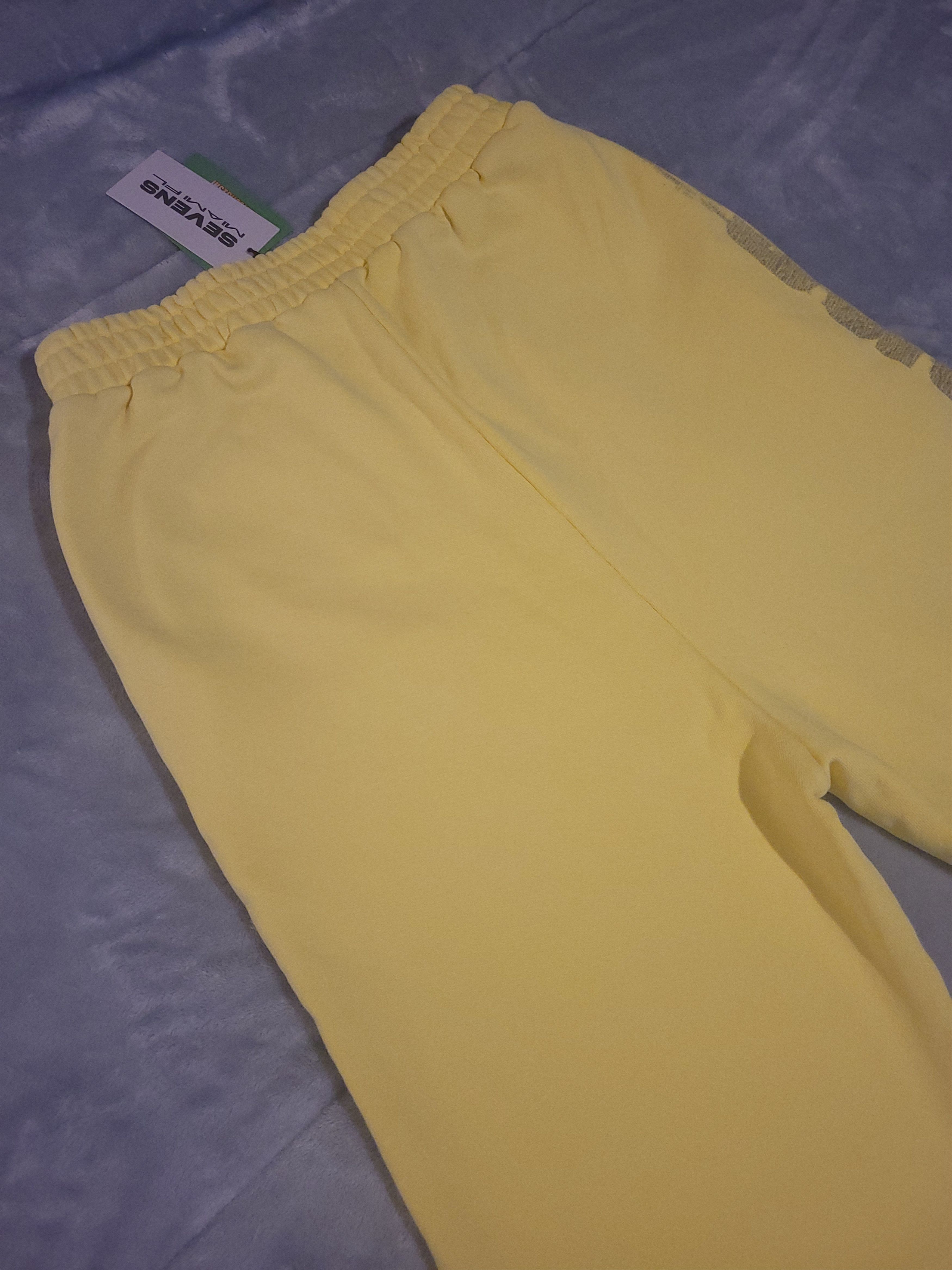 TRIPLE SEVENS Triple Sevens -Yellow Wide Leg Sweatpants- Mens Sz Med- BNWT Size US 30 / EU 46 - 13 Thumbnail