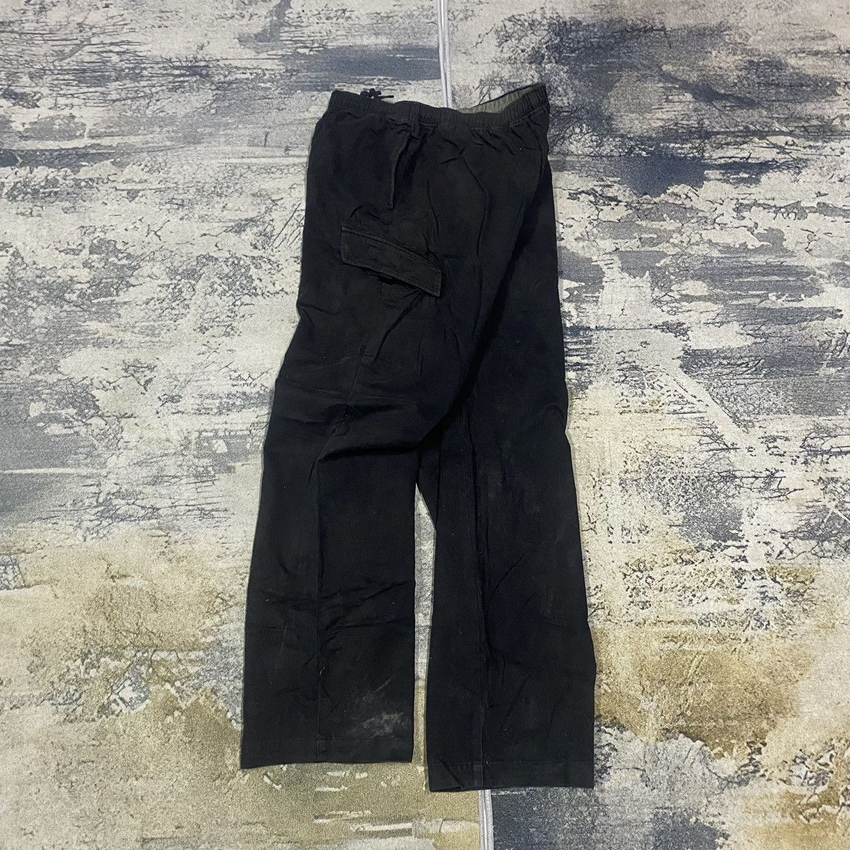 Japanese Brand × Vintage Vtg United Gear Baggy Drawstring Cargo Pants Size US 37 - 2 Thumbnail