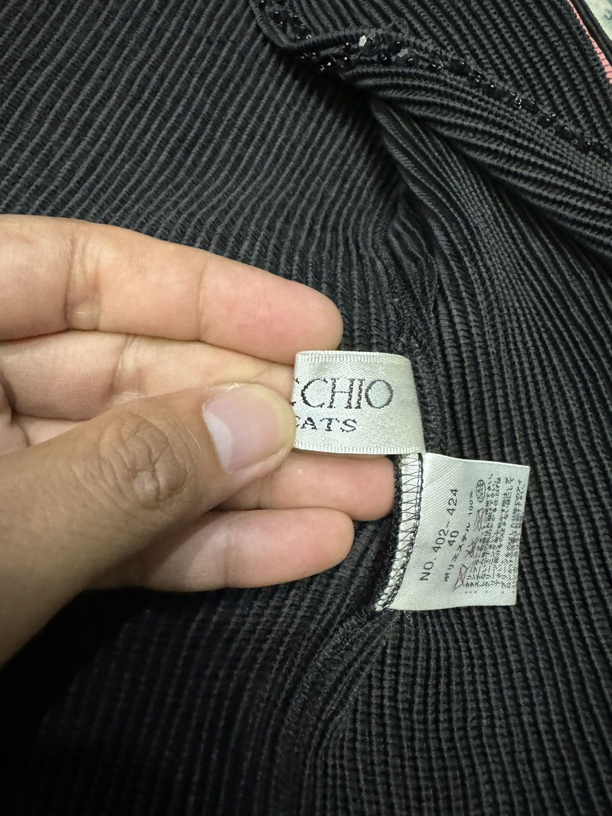 Designer × Vintage SPECCHIO PLEATS PLEATED OPEN FRONT CARDIGAN Size M / US 6-8 / IT 42-44 - 8 Thumbnail