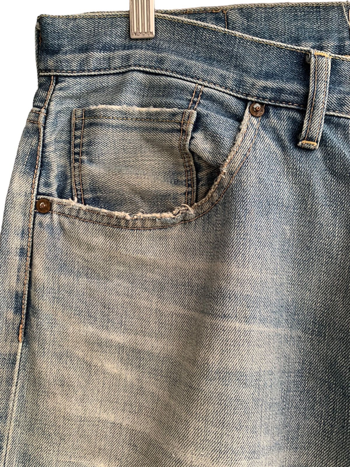 Bape Vintage Bathing Ape Embroidery Back Pocket Jeans Size US 33 - 7 Thumbnail
