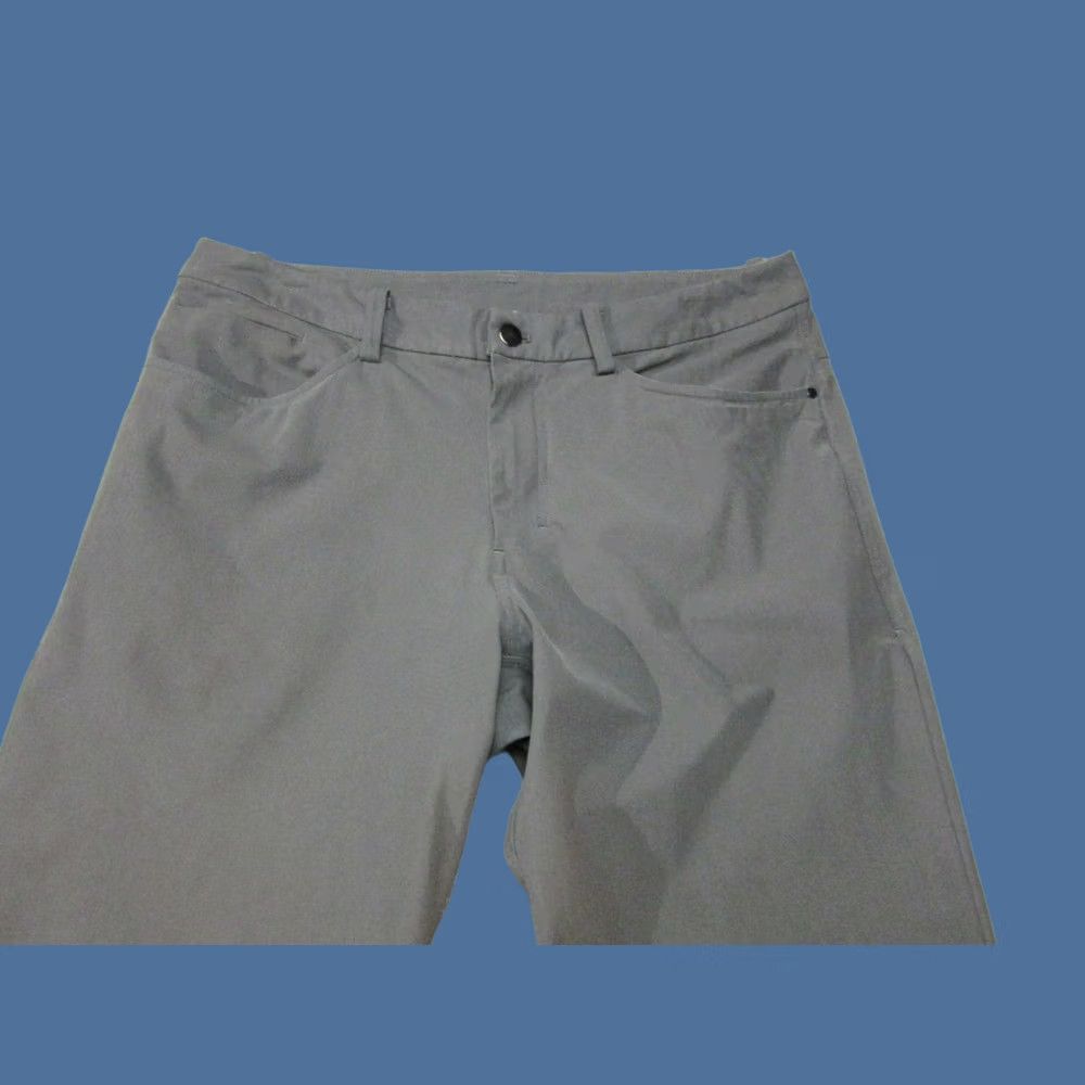 Lululemon Lululemon ABC Pants Mens 33 Obsidian Dark Gray Classic Fit Low Rise 5 Pockets Size US 33 - 1 Thumbnail