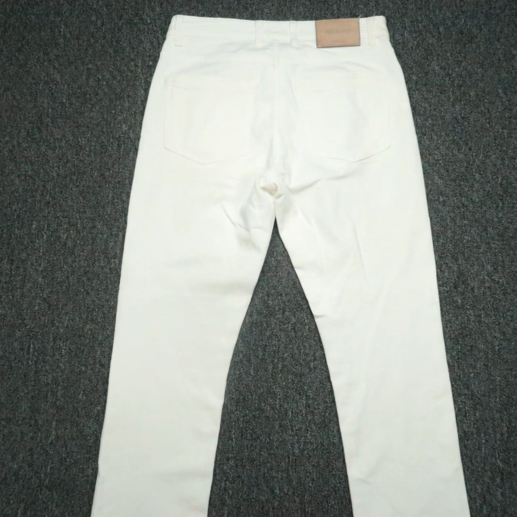 Vintage Teleria Zed Jeans Mens 31x29 White 5-Pocket Denim Cotton Italy Size US 31 - 6 Thumbnail
