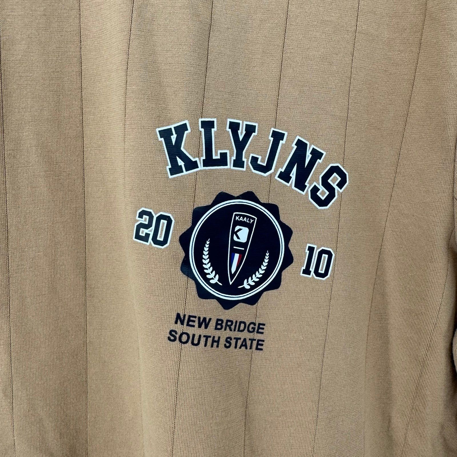 Other KAALY International Ribbed T-Shirt Men’s Large Camel Brown Size US L / EU 52-54 / 3 - 2 Thumbnail